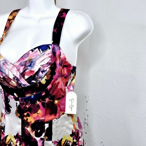 Jessica Simpson Floral Midi Dress - Multicolor - Picture 3 of 7
